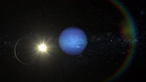 Videohive - View of Neptune Planet animated. 2399 - 48369634