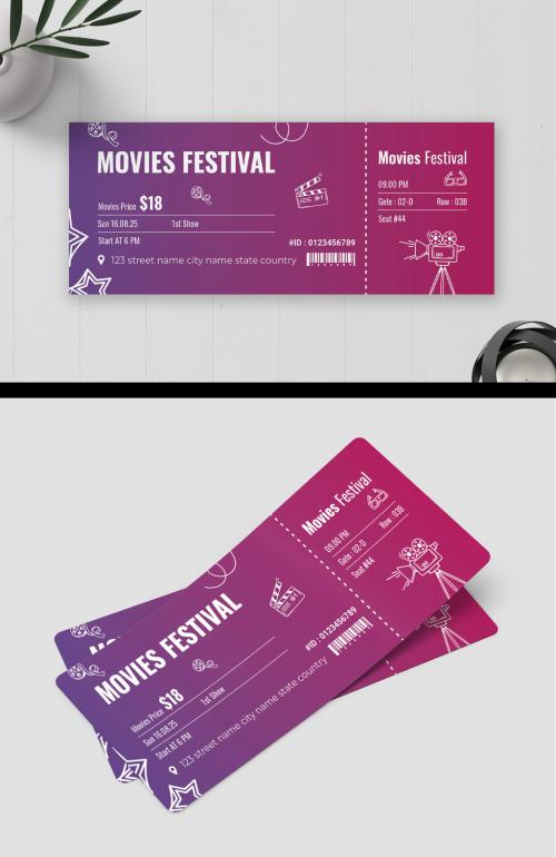 Movies Festival Event Ticket 643883825
