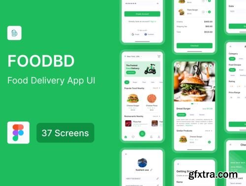Food delivery app Ui8.net