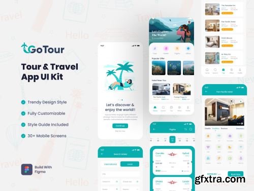 GoTour - Tour & Travel App Ui8.net