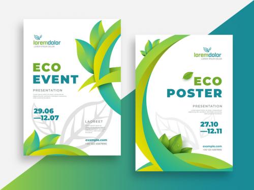 Ecology Presentation Flyer Layouts 643817603