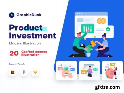 Graphicdunk - Product investment - illustration Ui8.net