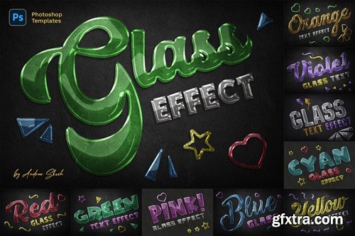Glass Text Effects YV3A2JY