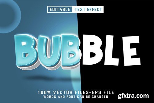 Bubble Editable Text Effect KTJJTHY