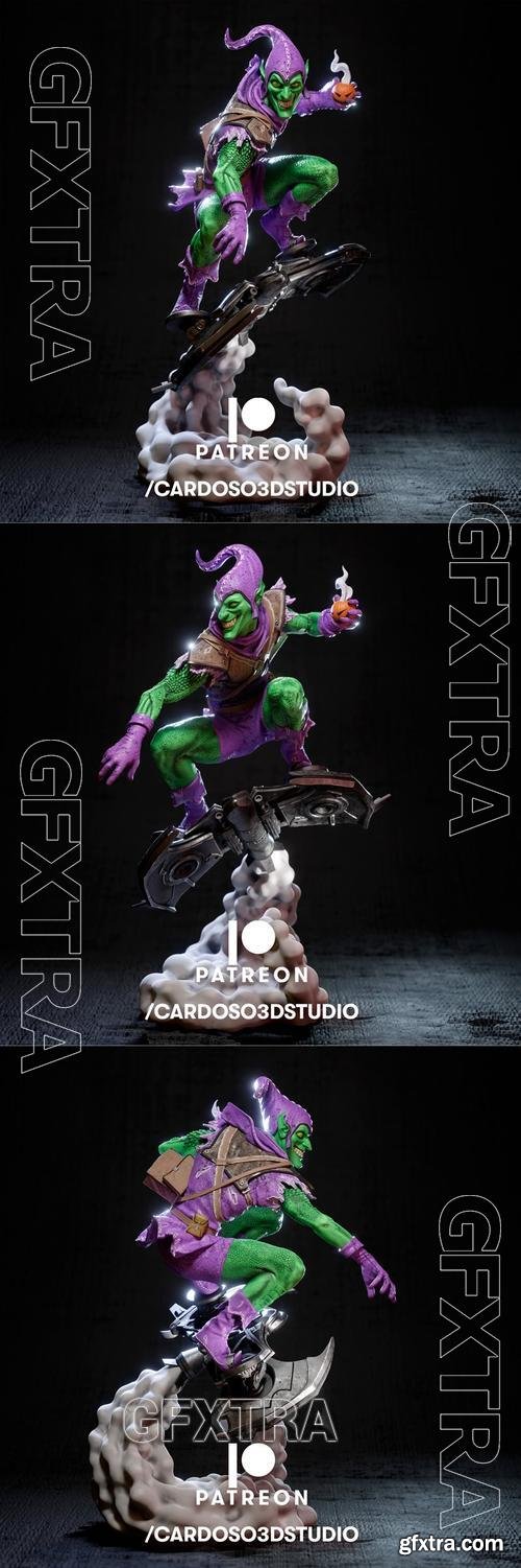 Cardoso 3d Studio - Green Goblin Statue – 3D Print Model