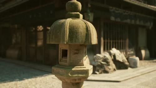 Videohive - Japan Cityscape in Tample Historic District - 48368595