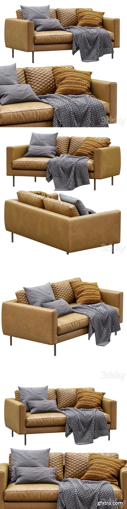 Boutique Leather Sofa By Moooi