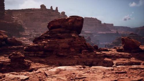 Videohive - Panorama From Bottom of Grand Canyon - 48368658