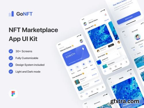 GoNFT - NFT Marketplace Mobile App Ui8.net