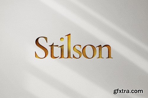 Stilson Gold Logo Mockup 94PBV3S