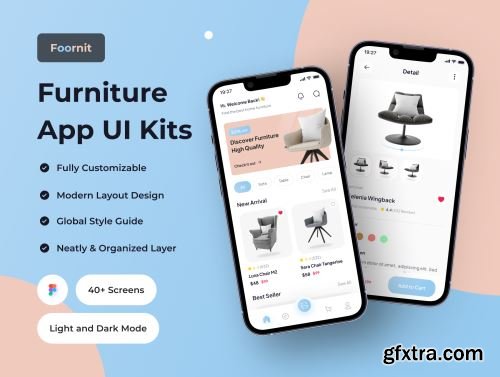 Foornit - Furniture App UI Kit Ui8.net