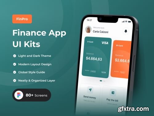 FinPro - Finance Apps UI Kit Ui8.net