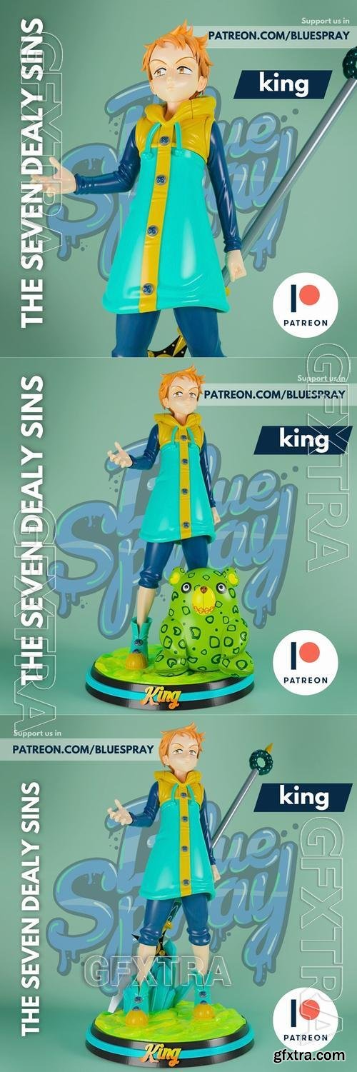 King Sculpture (seven deadly sins) – 3D Print Model