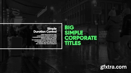 Videohive Big Simple Text Titles 48592907