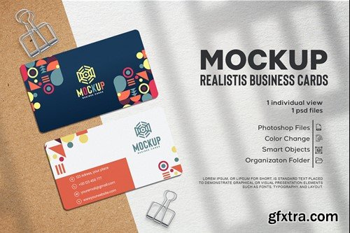 Business Card Mockups 7RV7J8U
