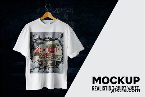 T-shirt Mockup QVW4S8S