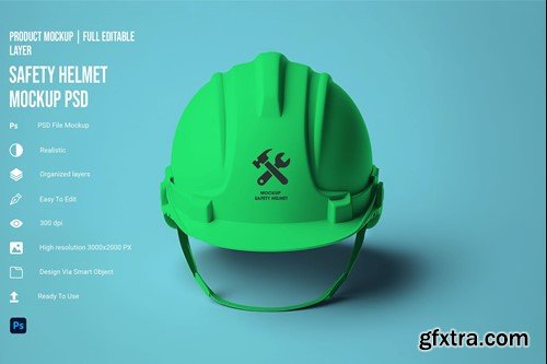 Safety Helmet Mockup L3LHZF5