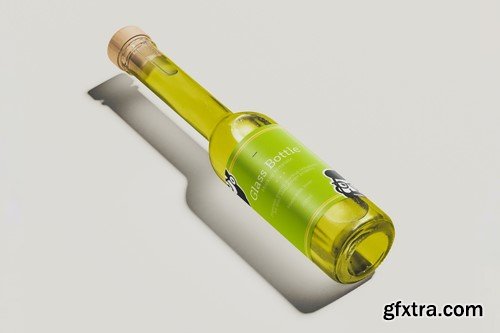 Glass Bottle Mockup X77KBZ5