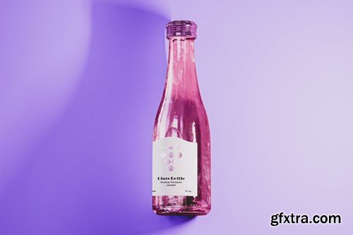 Glass Bottle Mockup GCPJAXU