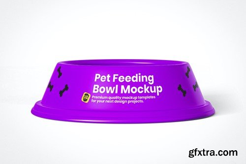 Pet Feeding Bowl Mockup ZM5HH3B