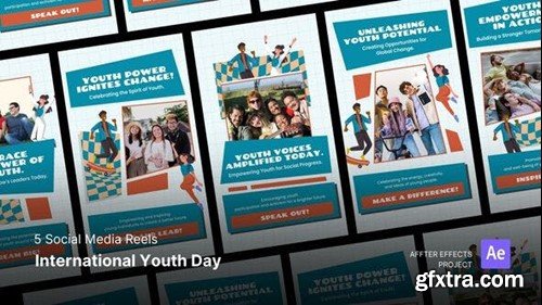 Videohive Social Media Reels - International Youth Day After Effects Template 47146234