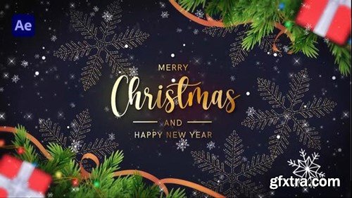 Videohive Merry Christmas Text Reveal 2024 48760630