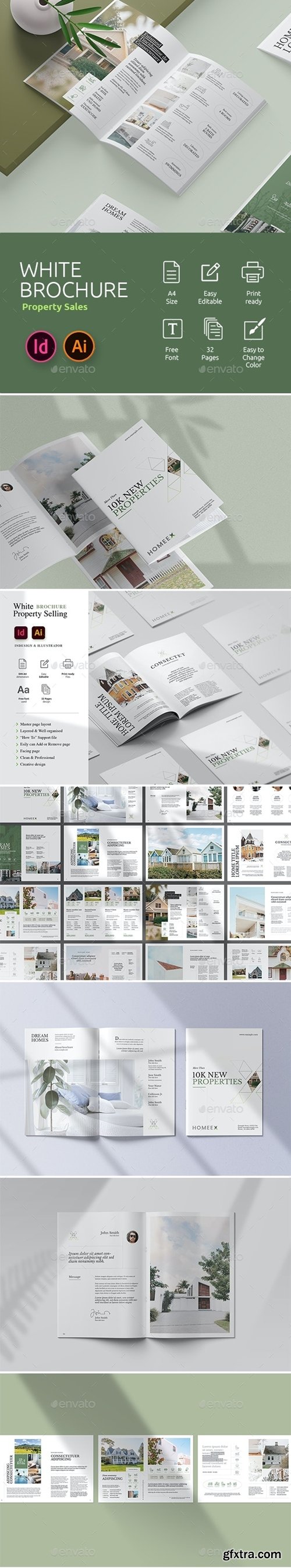 Graphicriver White Brochure Property Selling Portfolio 48770153