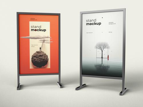 Display Stand Mockup / Poster 641175068