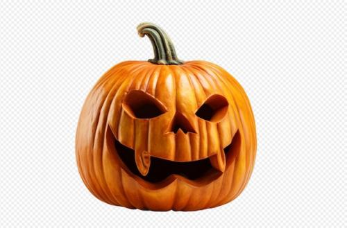 Premium PSD | Halloween pumpkin isolated on white Premium PSD