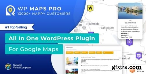 CodeCanyon - WordPress Plugin for Google Maps - WP MAPS PRO v5.6.9 - 5211638 - Nulled