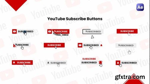 Videohive Youtube Subscribe Buttons 48761632