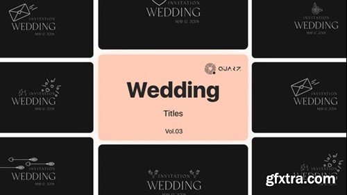 Videohive Wedding Titles Vol. 03 48762387