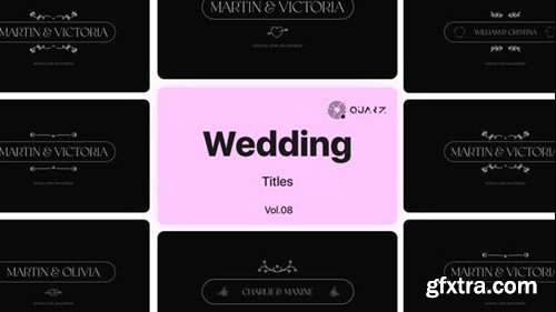 Videohive Wedding Titles Vol. 08 48762603