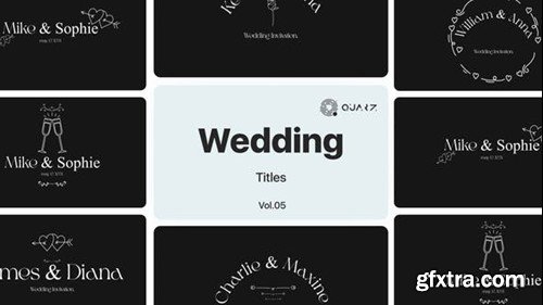 Videohive Wedding Titles Vol. 05 48762400