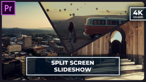 Videohive - Multiscreen Opener | Split Screen Intro | Photo videogallery Slideshow | MOGRT - 48634638