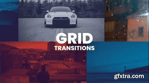 Videohive Grid Transitions 48823956