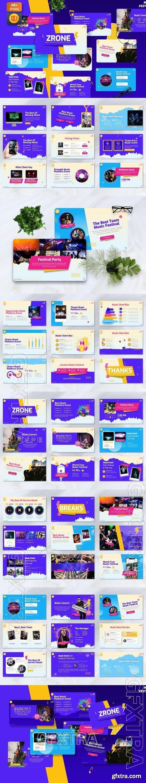 Zrone - Music Festival PowerPoint, Keynote and Google Slides