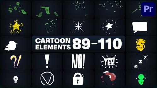 Videohive - Cartoon Elements for Premiere Pro - 48657892