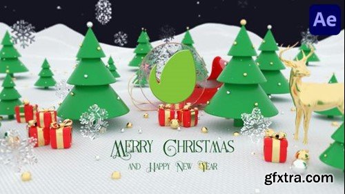 Videohive 3D Christmas Logo for After Effects 48812926