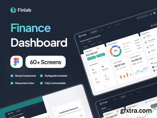 Finlab - Finance Dashboard UI Kit Ui8.net