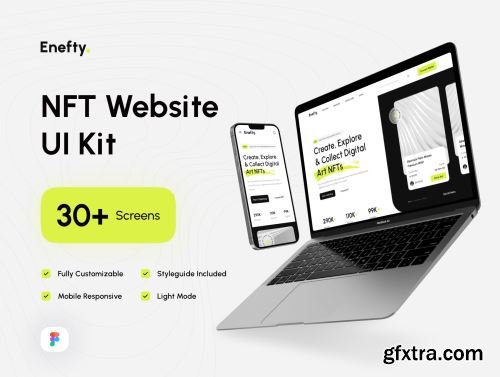 Enefty - NFT Website UI Kit Ui8.net