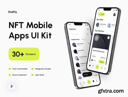 Enefty - NFT Mobile Apps UI Kit Ui8.net