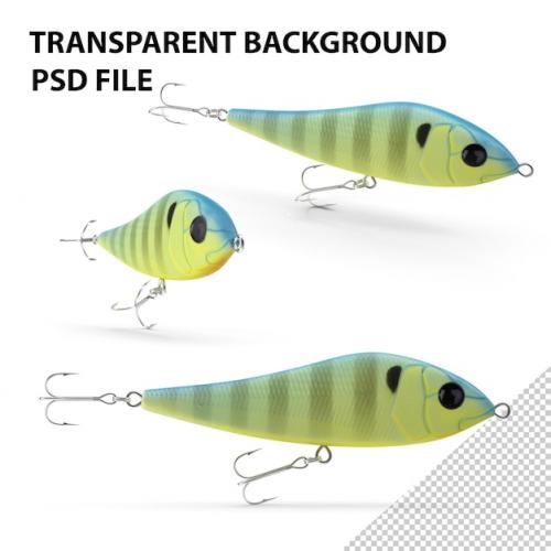 Premium PSD | Fishing lure png Premium PSD