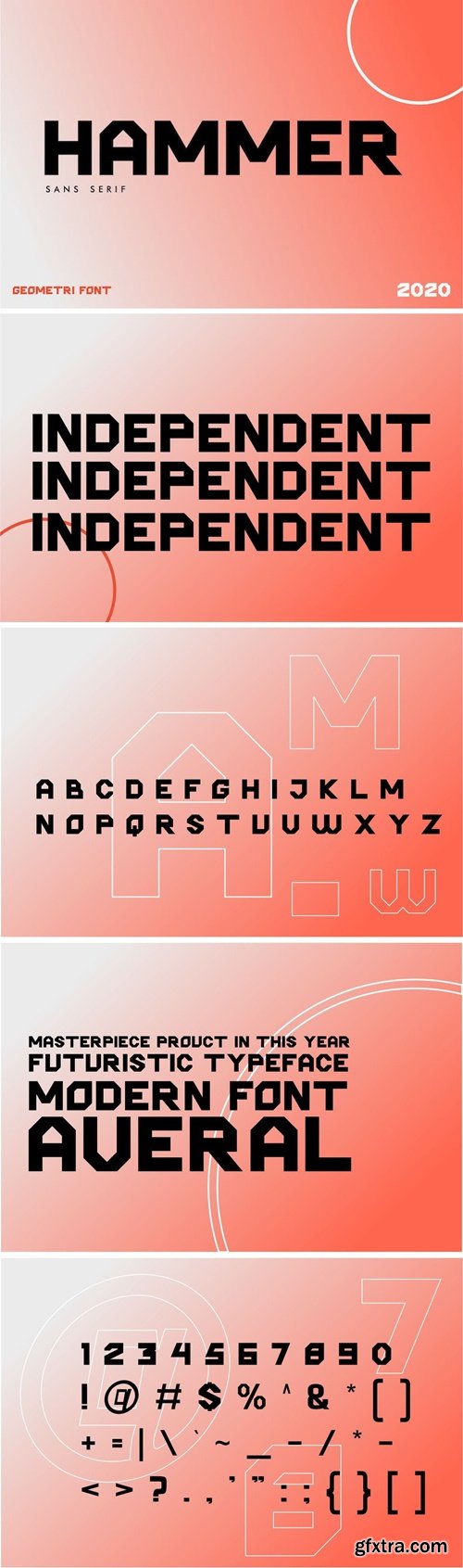 Hammer Futuristic Font