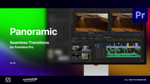 Videohive - Panoramic Seamless Transitions Vol. 02 for Premiere Pro - 48688731