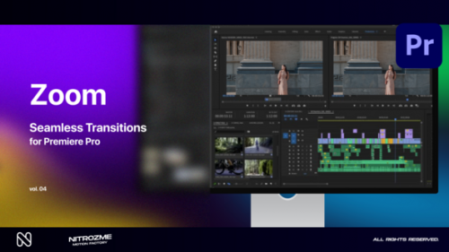 Videohive - Zoom Seamless Transitions Vol. 04 for Premiere Pro - 48688802