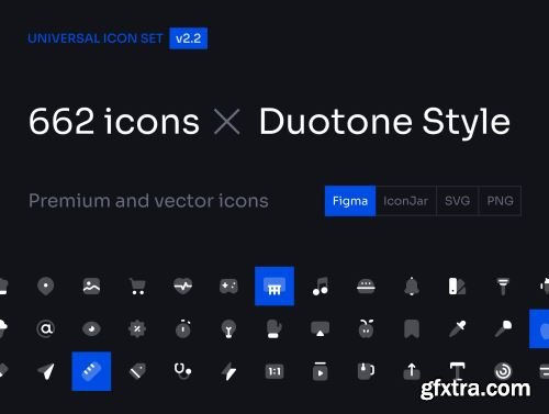 Universal Icon Set v2.2 | Duotone Style Ui8.net