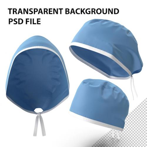 Premium PSD | Surgical cap png Premium PSD