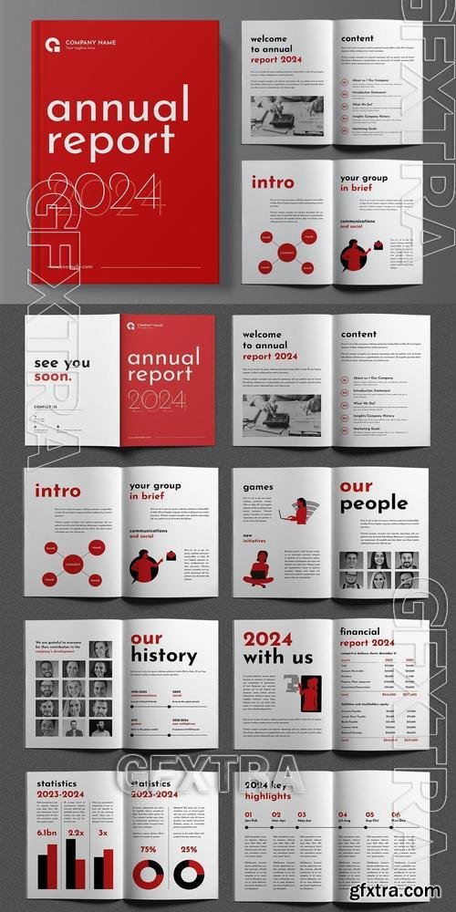 Business Annual Report Brochure Design Template 4VZV9FQ