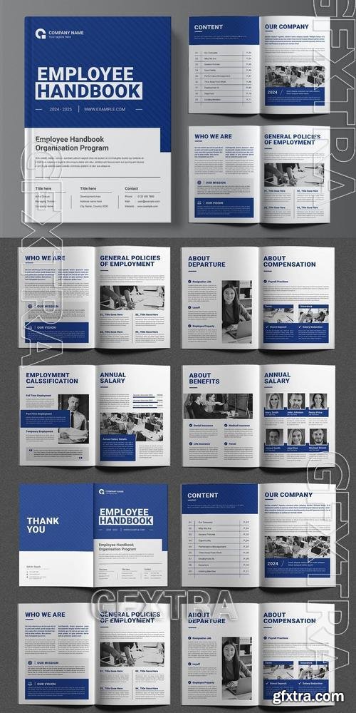 Creative Employee Handbook Brochure Design FPLQPYJ